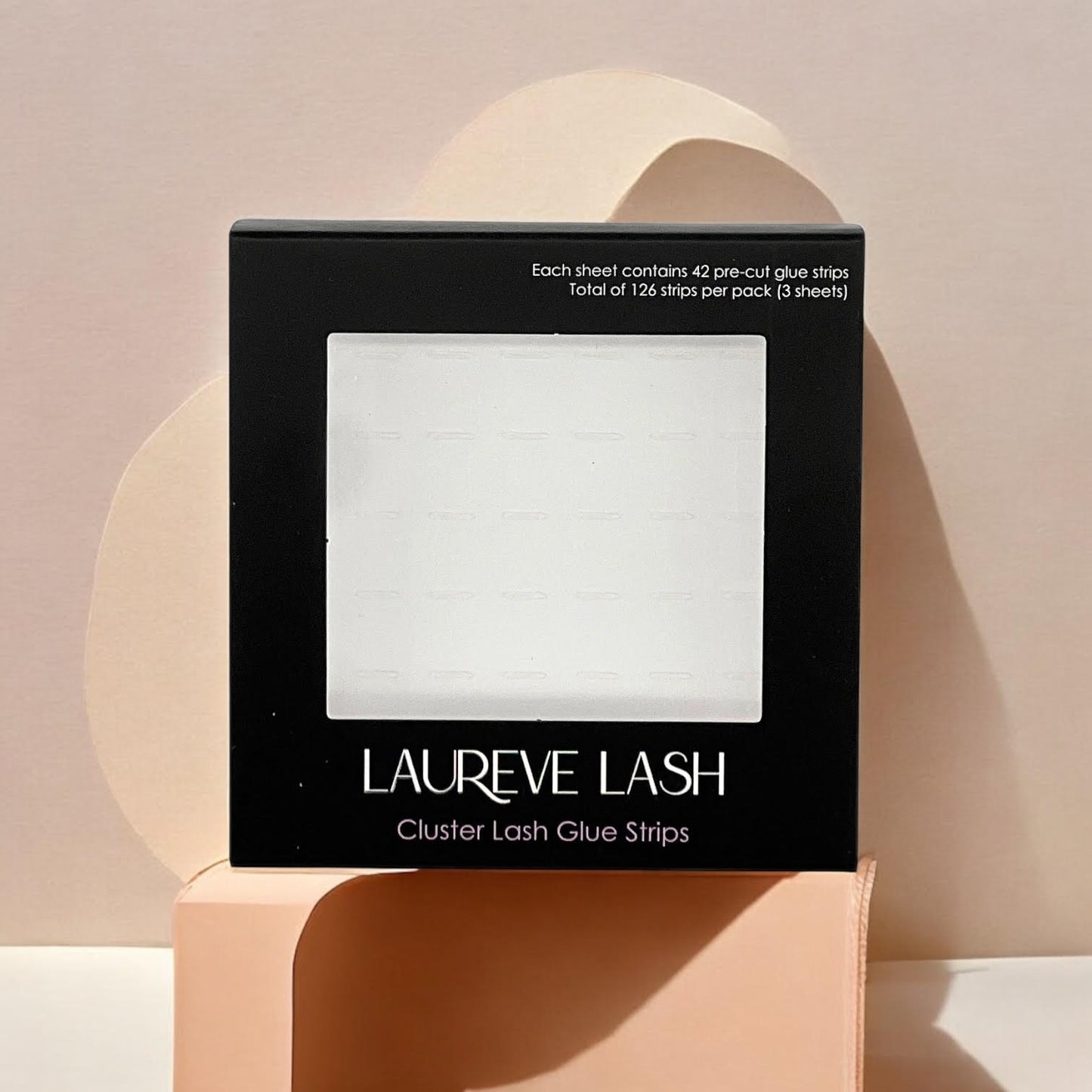 Pre-Glued Cluster Lash Glue Strips