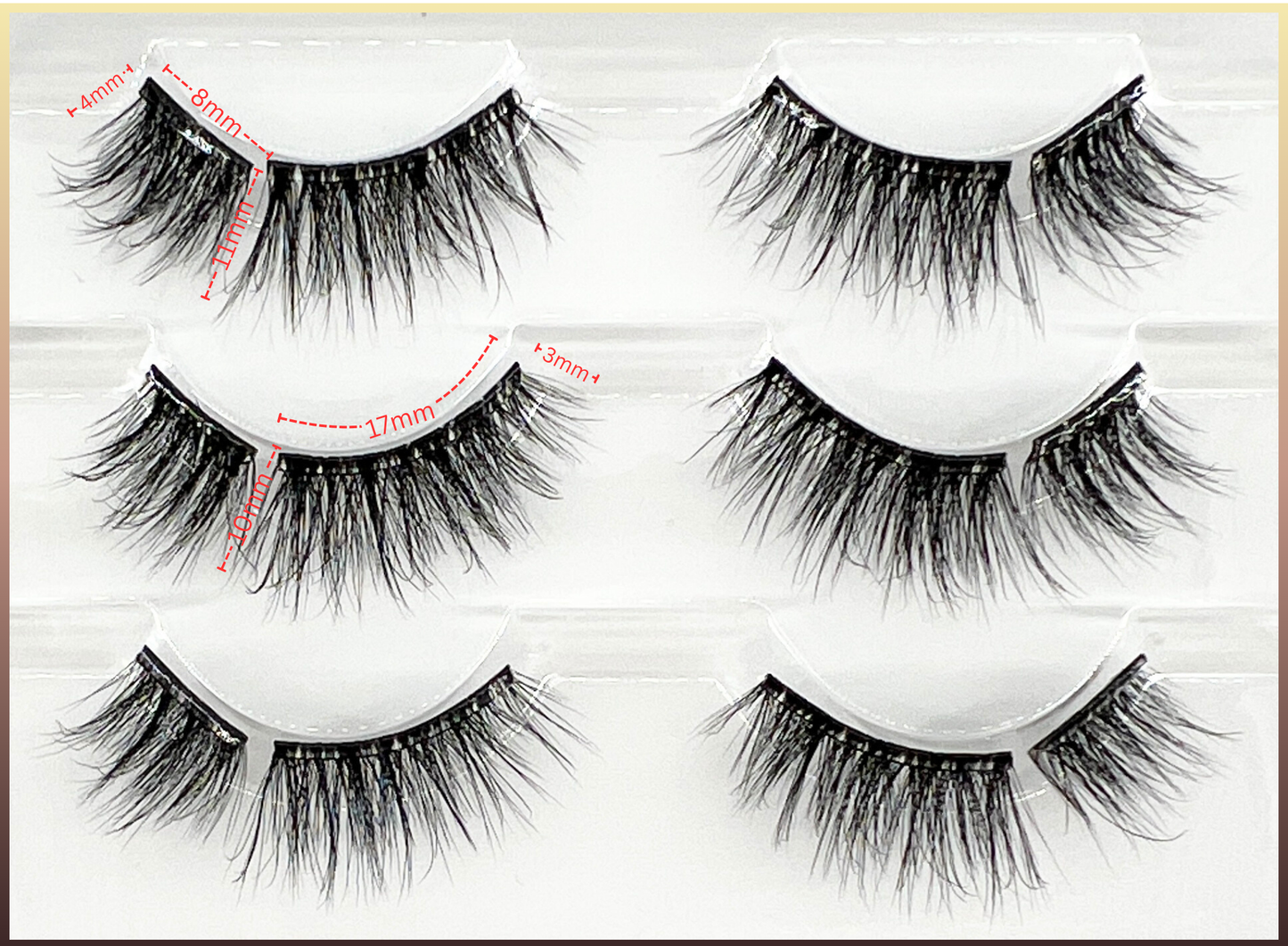 Pre-Glued Strip Lashes Style - Mysterious