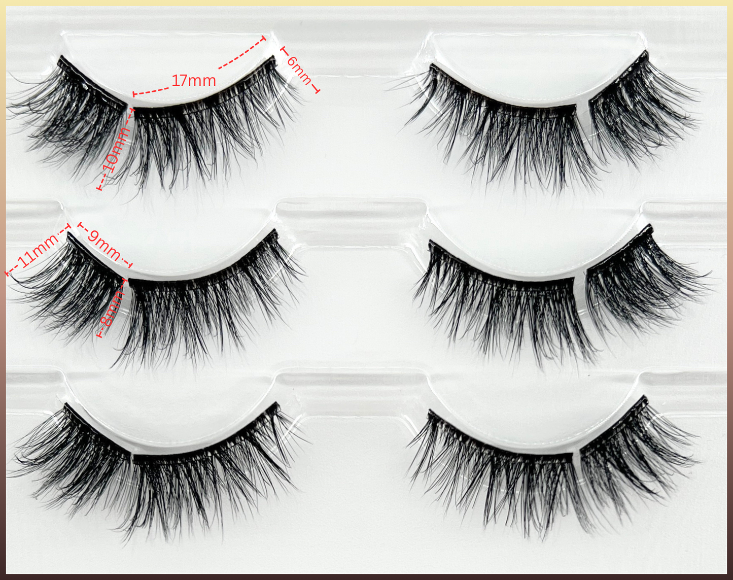 Pre-Glued Strip Lashes Style - Confident