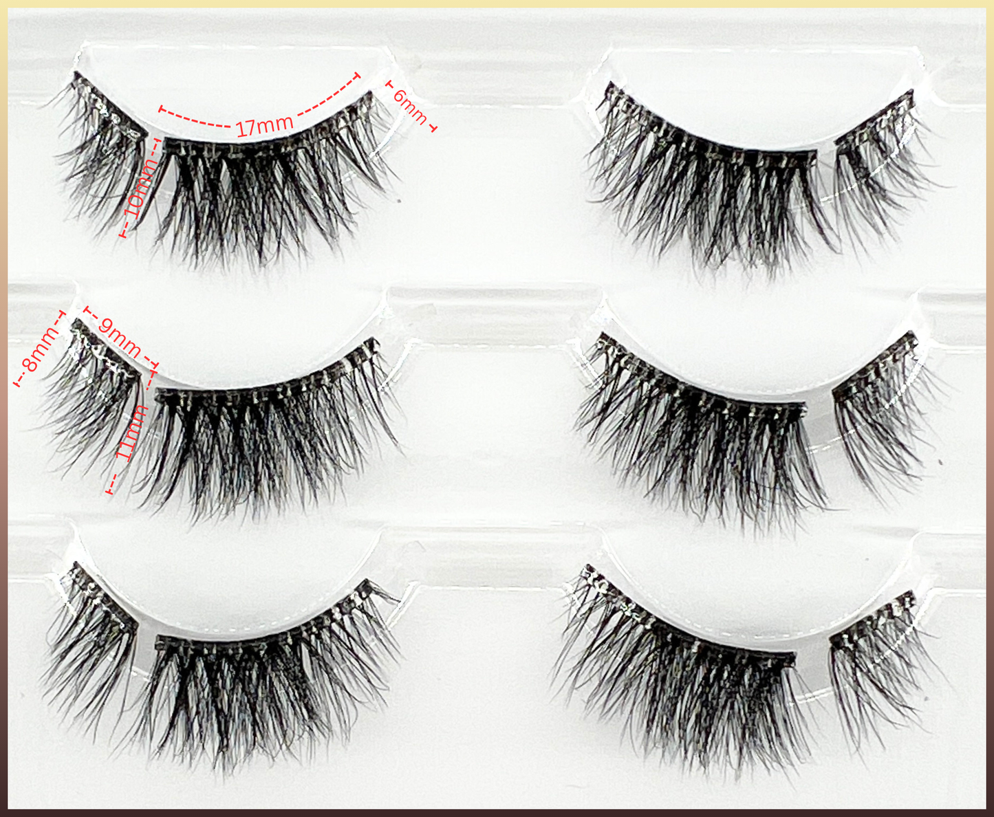 Pre-Glued Strip Lashes Style - Innocent Me