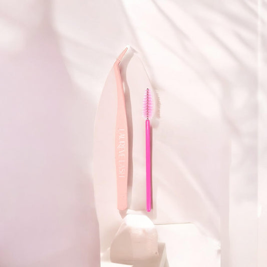 Non-Stick Lash Application Tweezers & Spoolie Duo