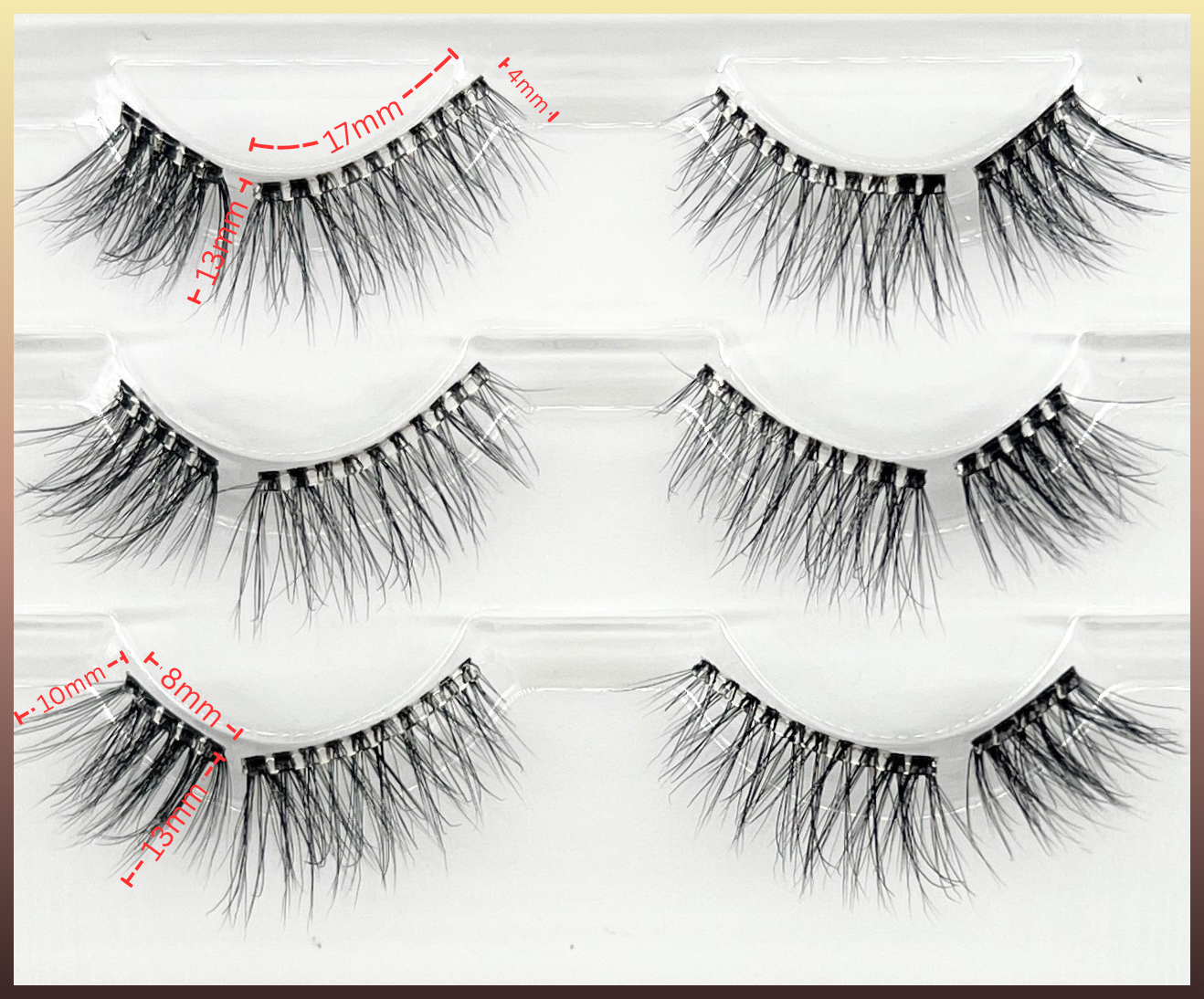 Pre-Glued Strip Lashes Style - Simply You