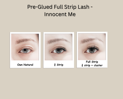 Pre-Glued Strip Lashes Style - Innocent Me